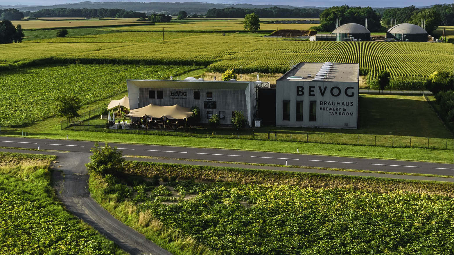 Die Brauerei von au&szlig;en