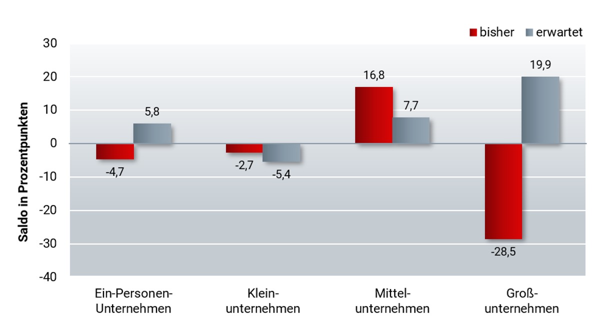 Grafik Gesamtumsatz nach Betriebsgr&ouml;&szlig;enklassen, Steiermark