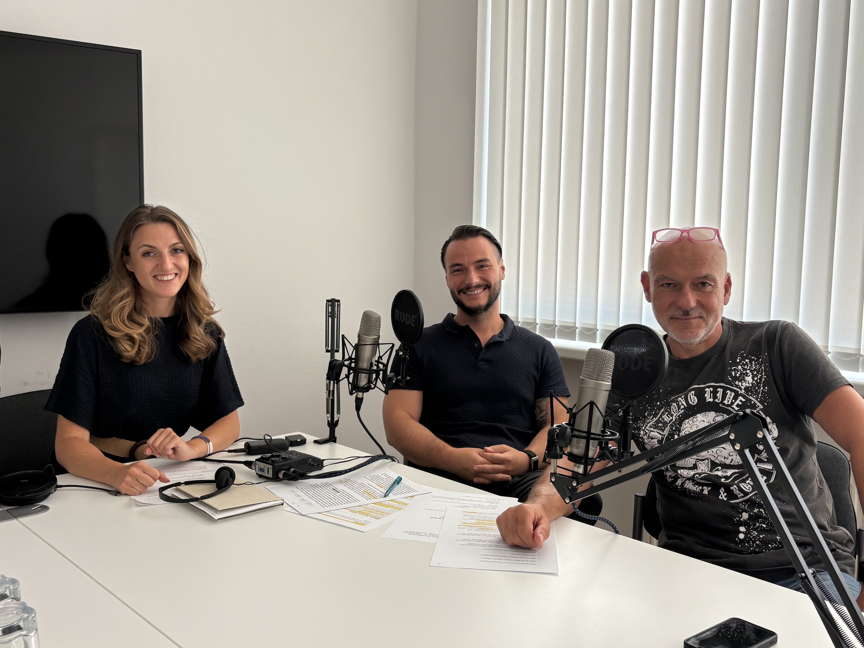 Andrea Jerković, Silviu Reghin und Peter Siegmund