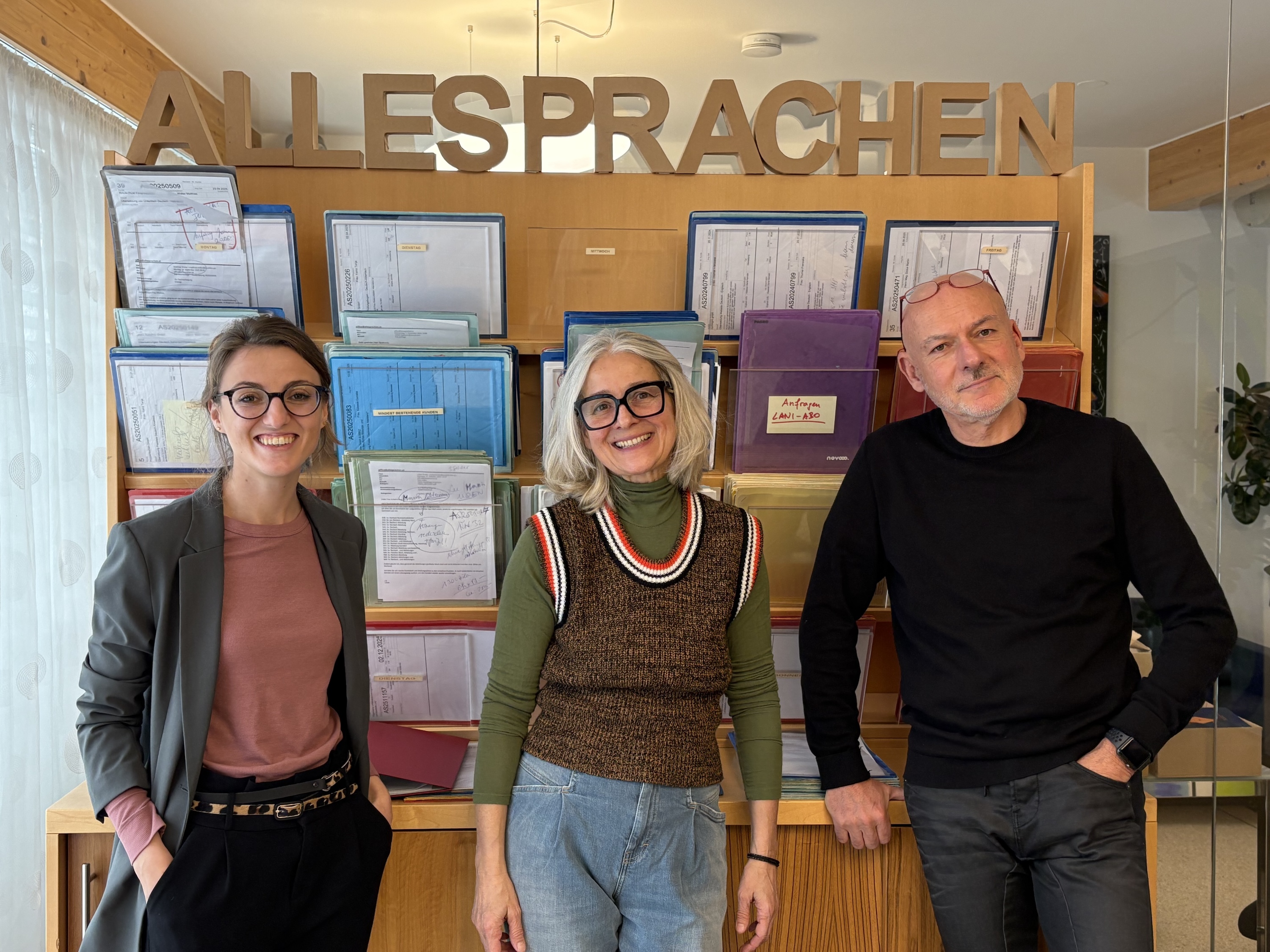 Andrea Jerković, Ljubica Negovec und Peter Siegmund