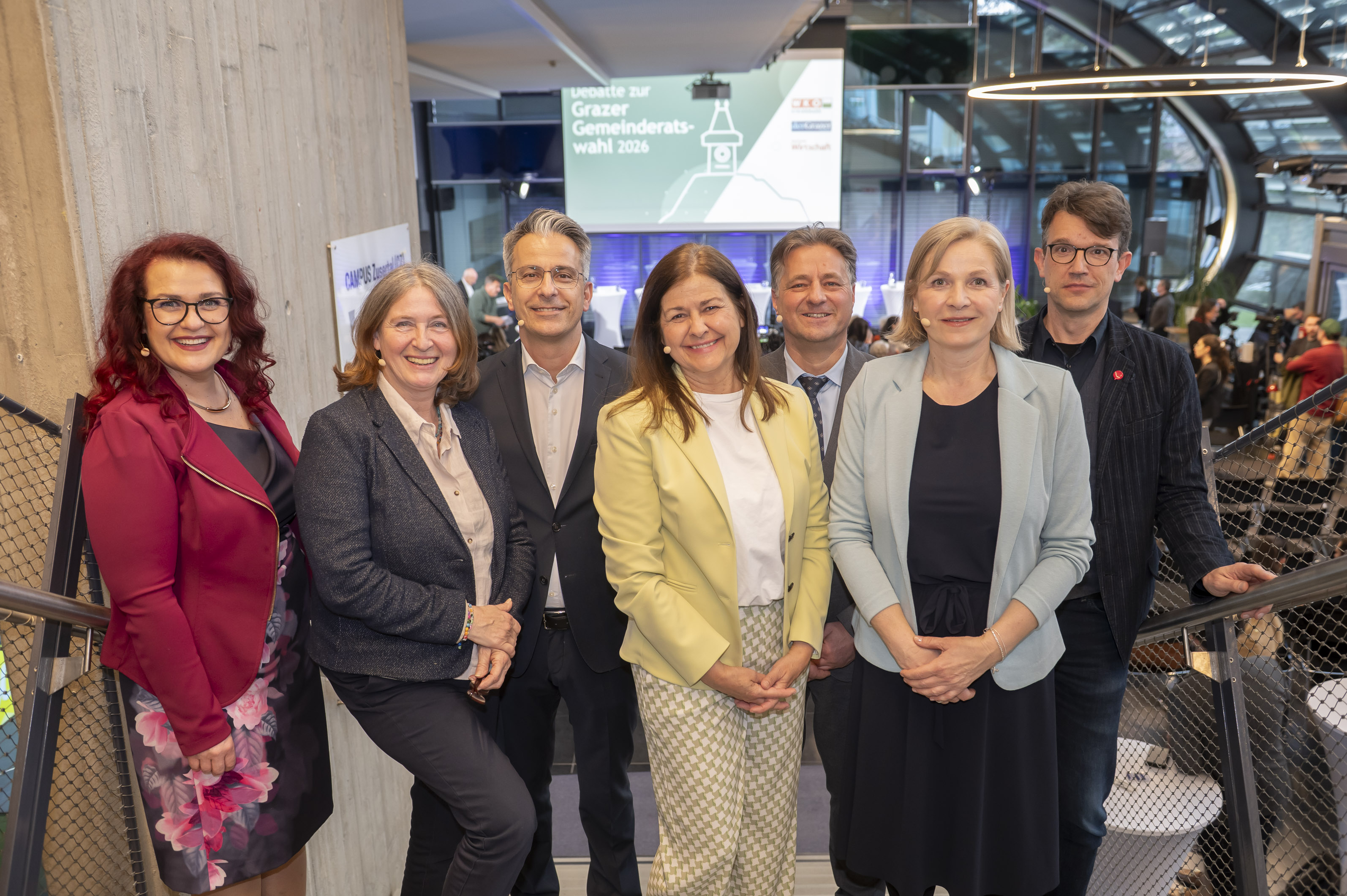 Alle Spitzenkandidatinnen und kandidaten aufgereiht