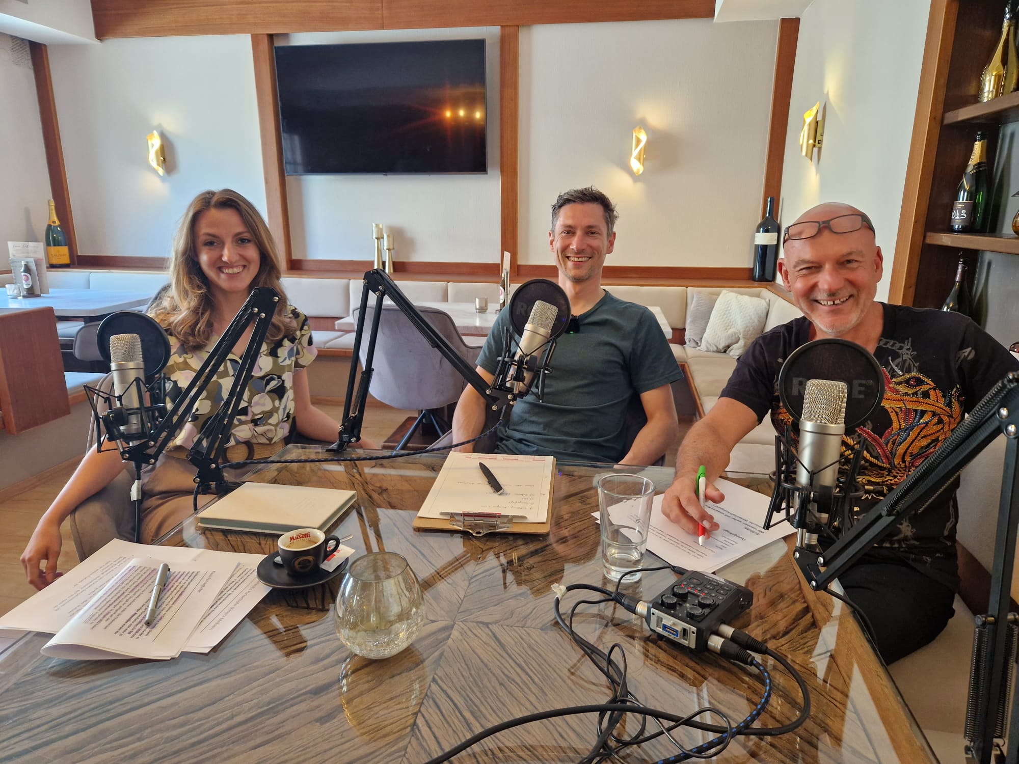 Andrea Jerkovic, Klaus Purkarthofer und Peter Siegmund