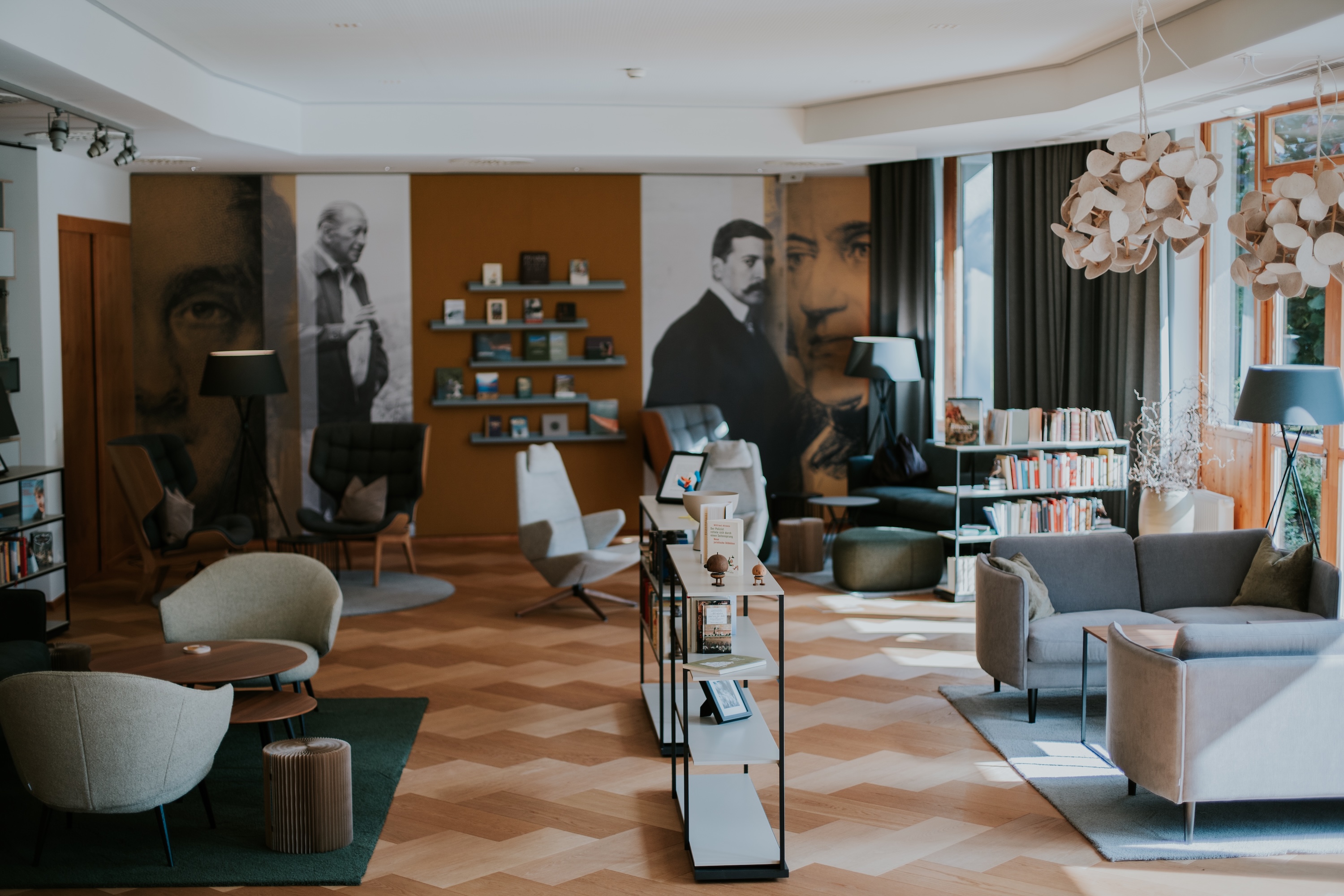 Leselounge im Hotel "Die Wasnerin"