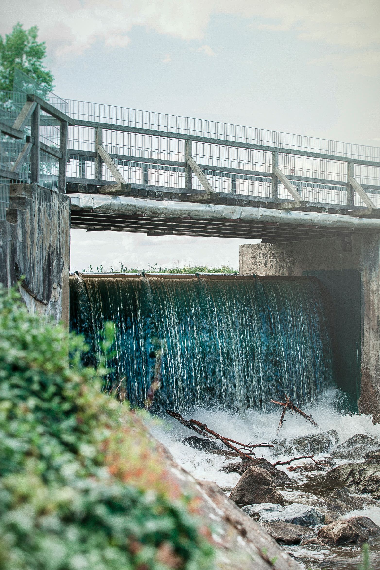 Das eigene Wasserkraftwerk der Schalk-M&uuml;hle