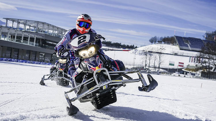 Adrenalin-Kick am Schneemobil beim "Winter am Ring" in Spielberg