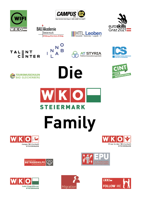 Logos der WKO Steiermark Family 