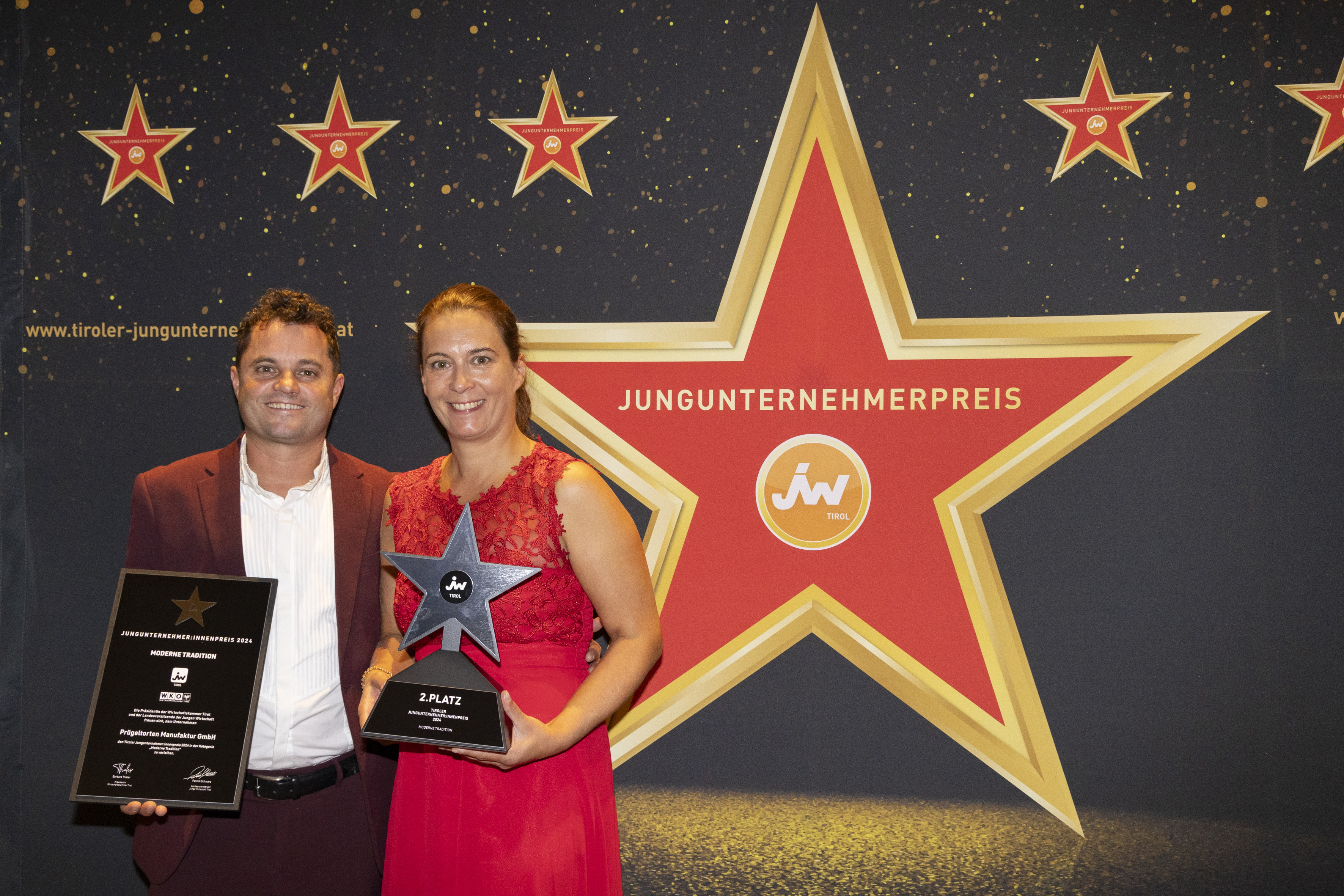Zwei Gewinner:innen