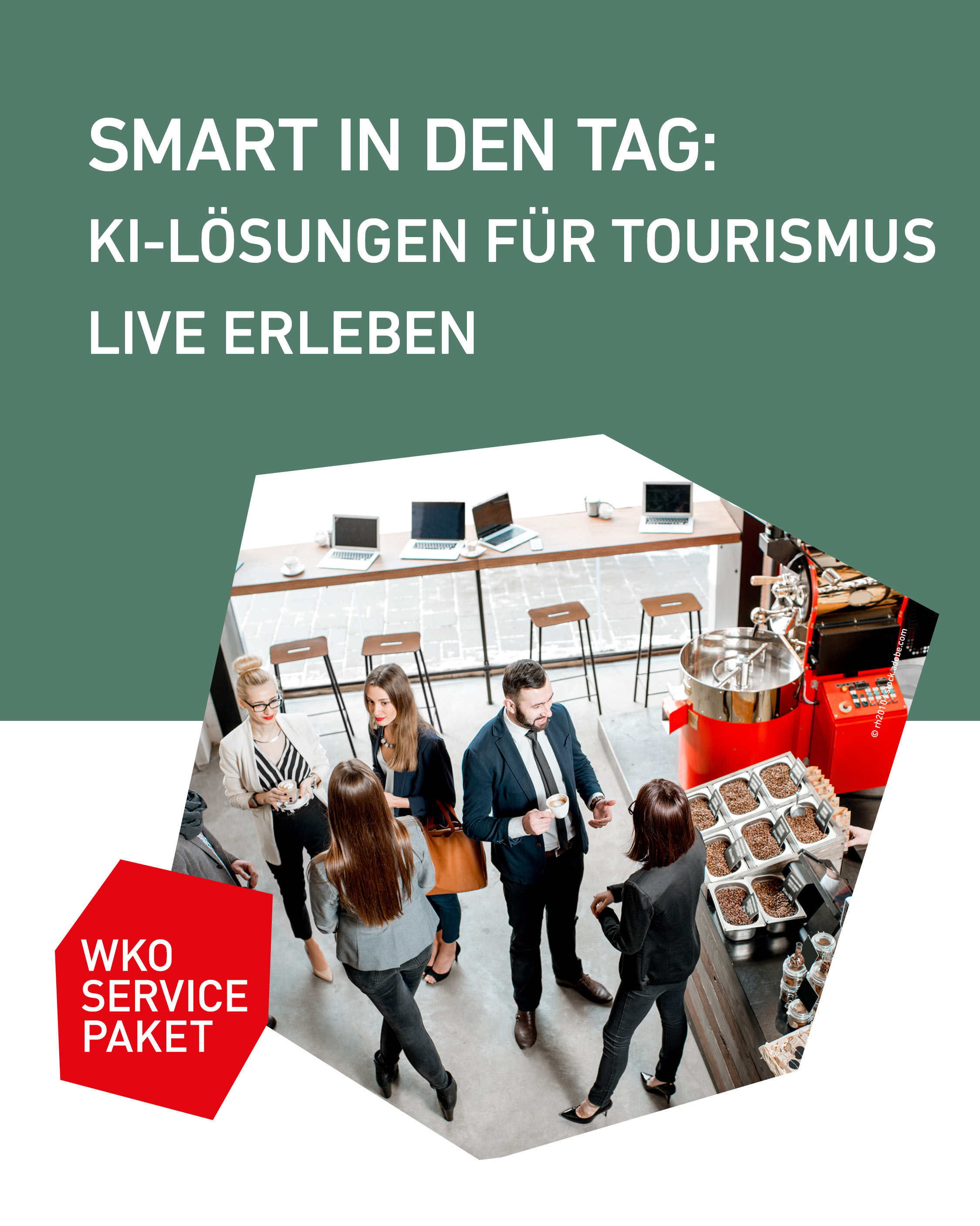 Unternehmer:innen beim Networking beim Unternehmerfr&uuml;hst&uuml;ck in Landeck, Event zu KI-L&ouml;sungen im Tourismus, Digitalisierung, k&uuml;nstliche Intelligenz im Tourismus, WKO Servicepaket Veranstaltung