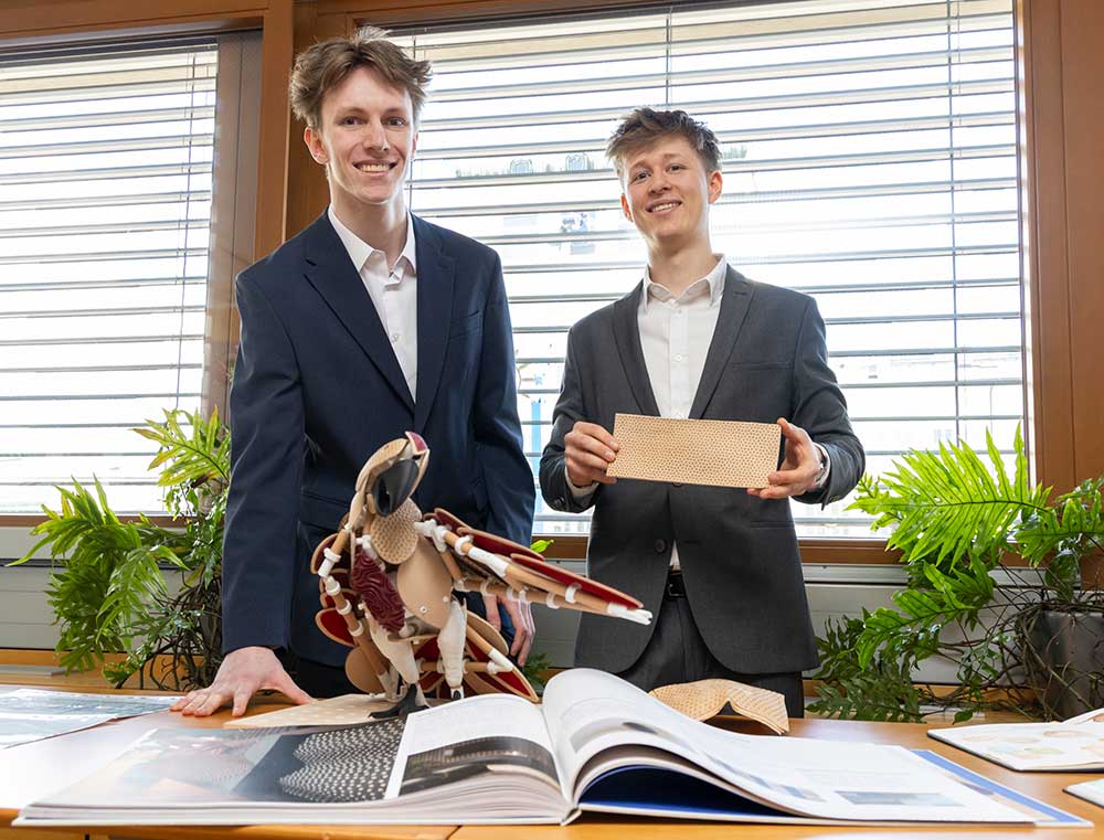 Mit ihrem Projekt "Holsense" landeten Tobias Regensburger und Lukas Plattner von der HTL Imst auf Platz 2 bei &bdquo;Be the Best 2026&ldquo;.