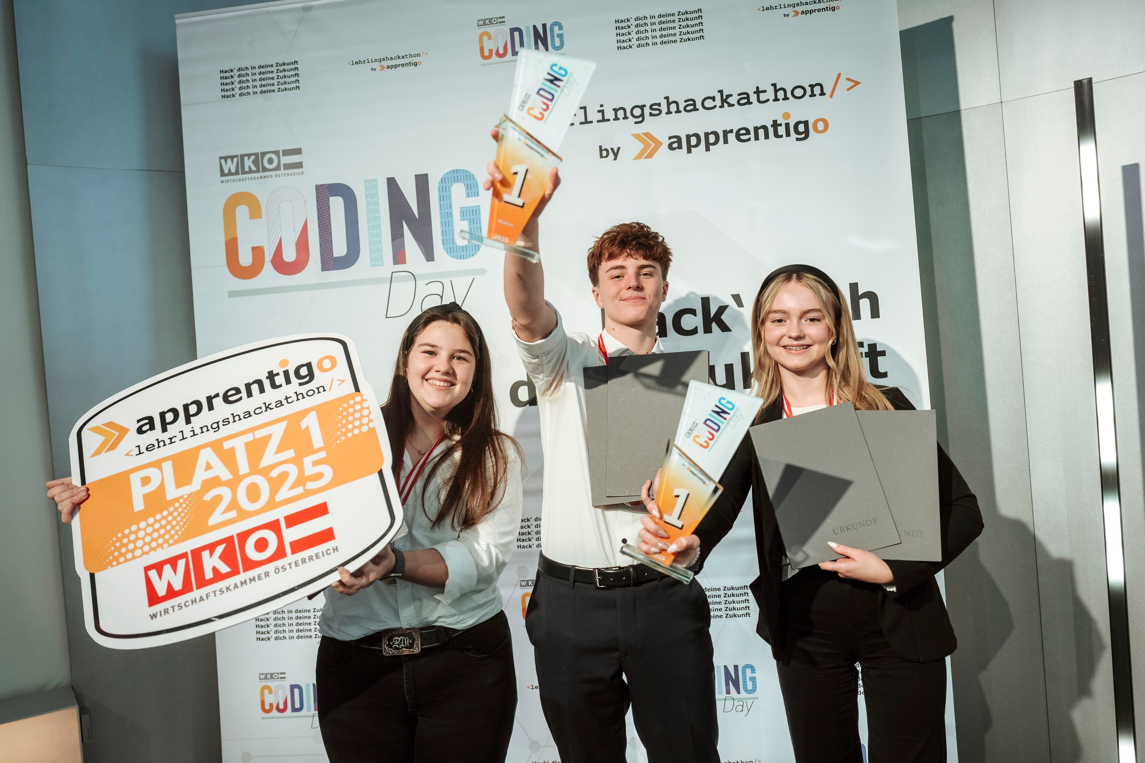 Kategorie Rookies: Platz 1 geht an das Team Tyrolit mit ihrem Projekt AIDMate.