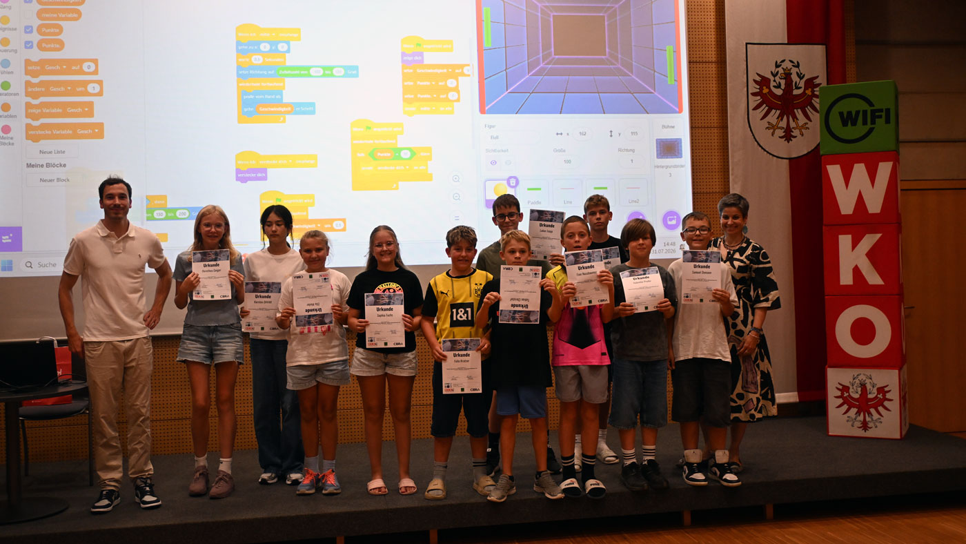 Gruppenfoto von der Projektpr&auml;sentation