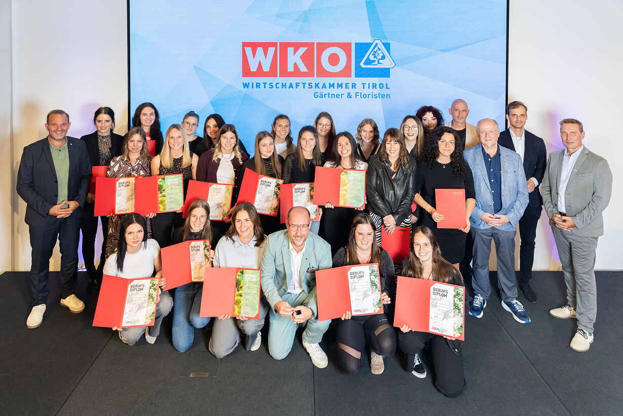 Verleihung Berufsdiplome Gärtner und Floristen