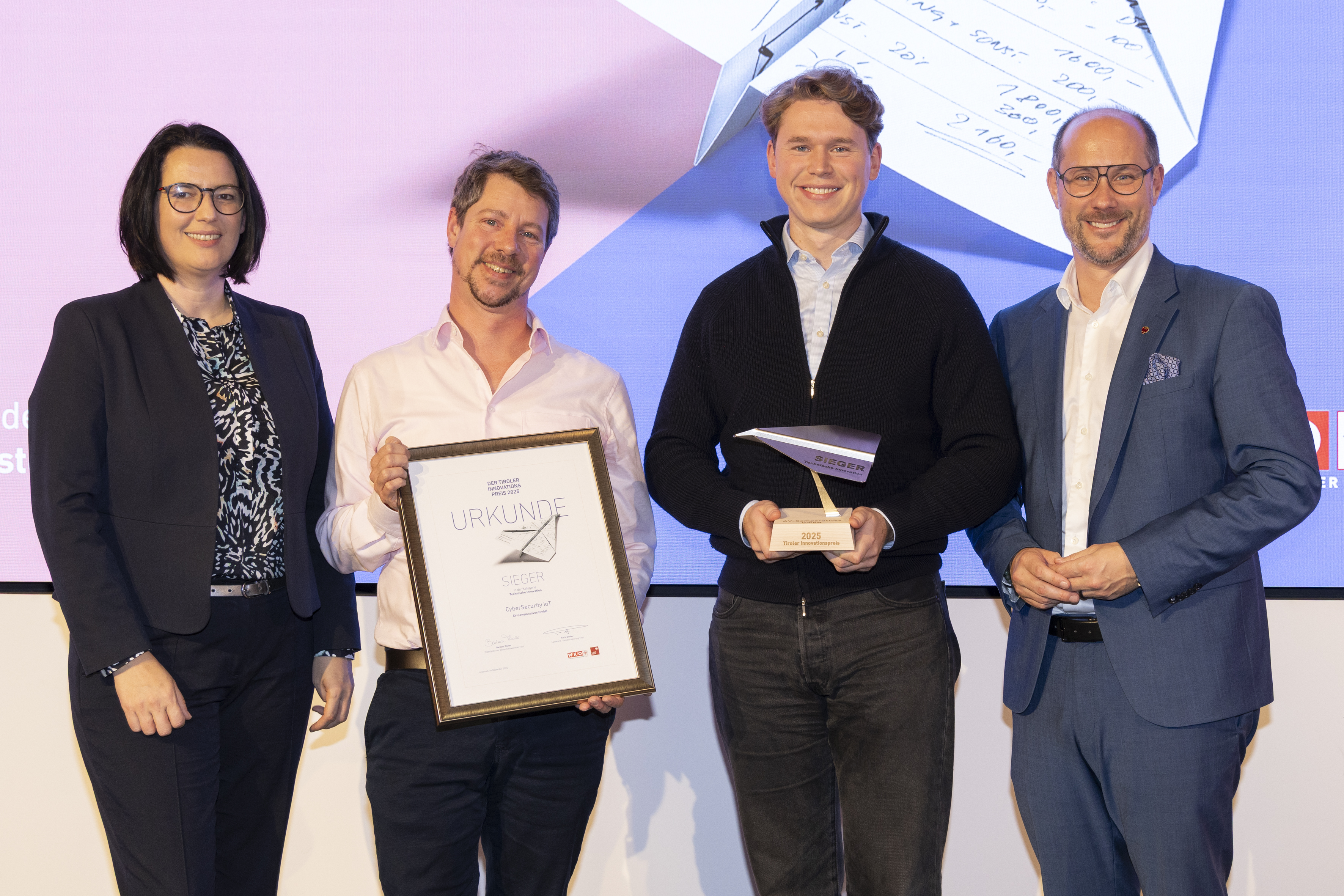 Kategorie „Technische Innovation“ Gewinner AV-Comparatives 