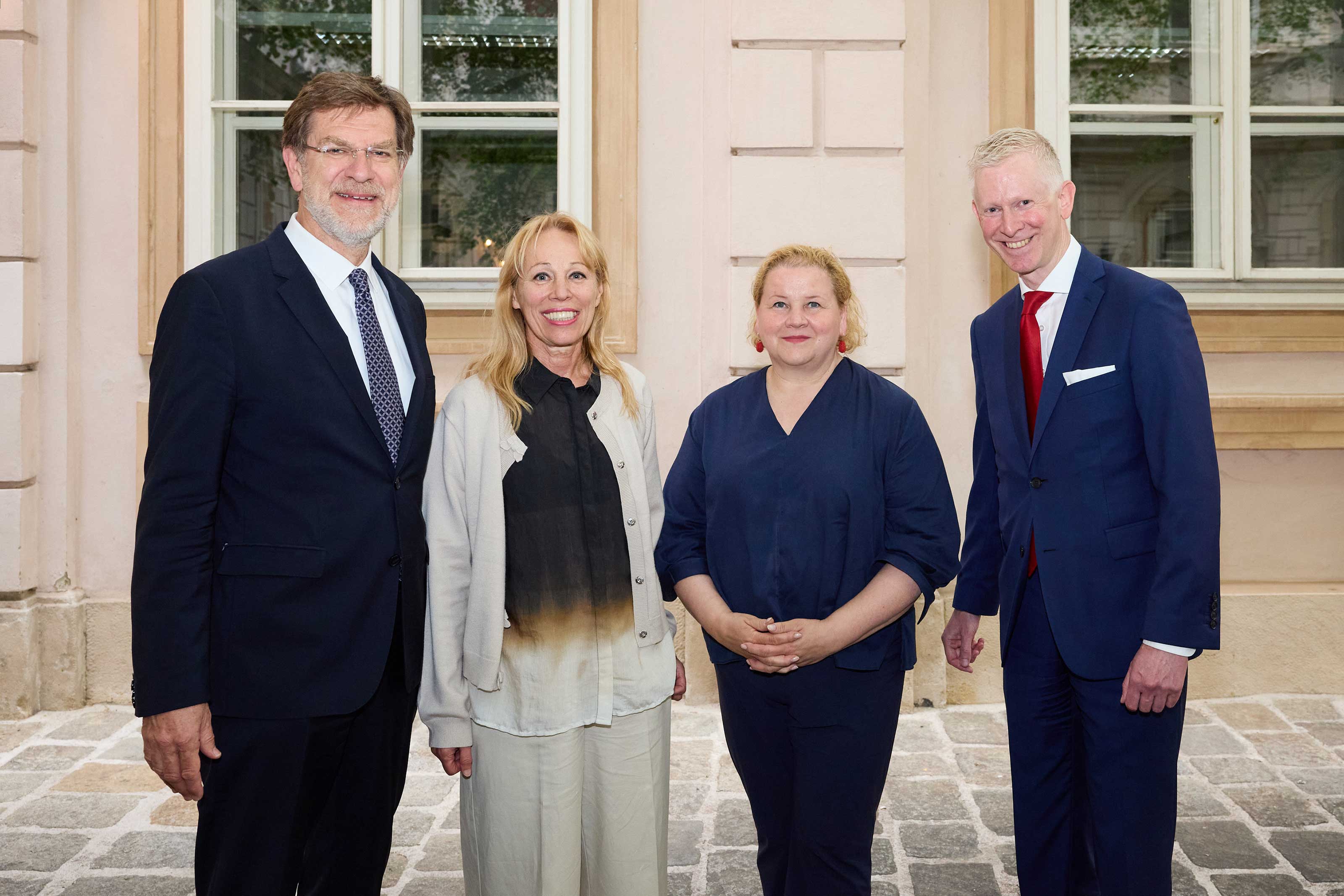 Andreas Zakostelsky, Korinna Schumann,  Ingrid Reischl und Stefan Pichler