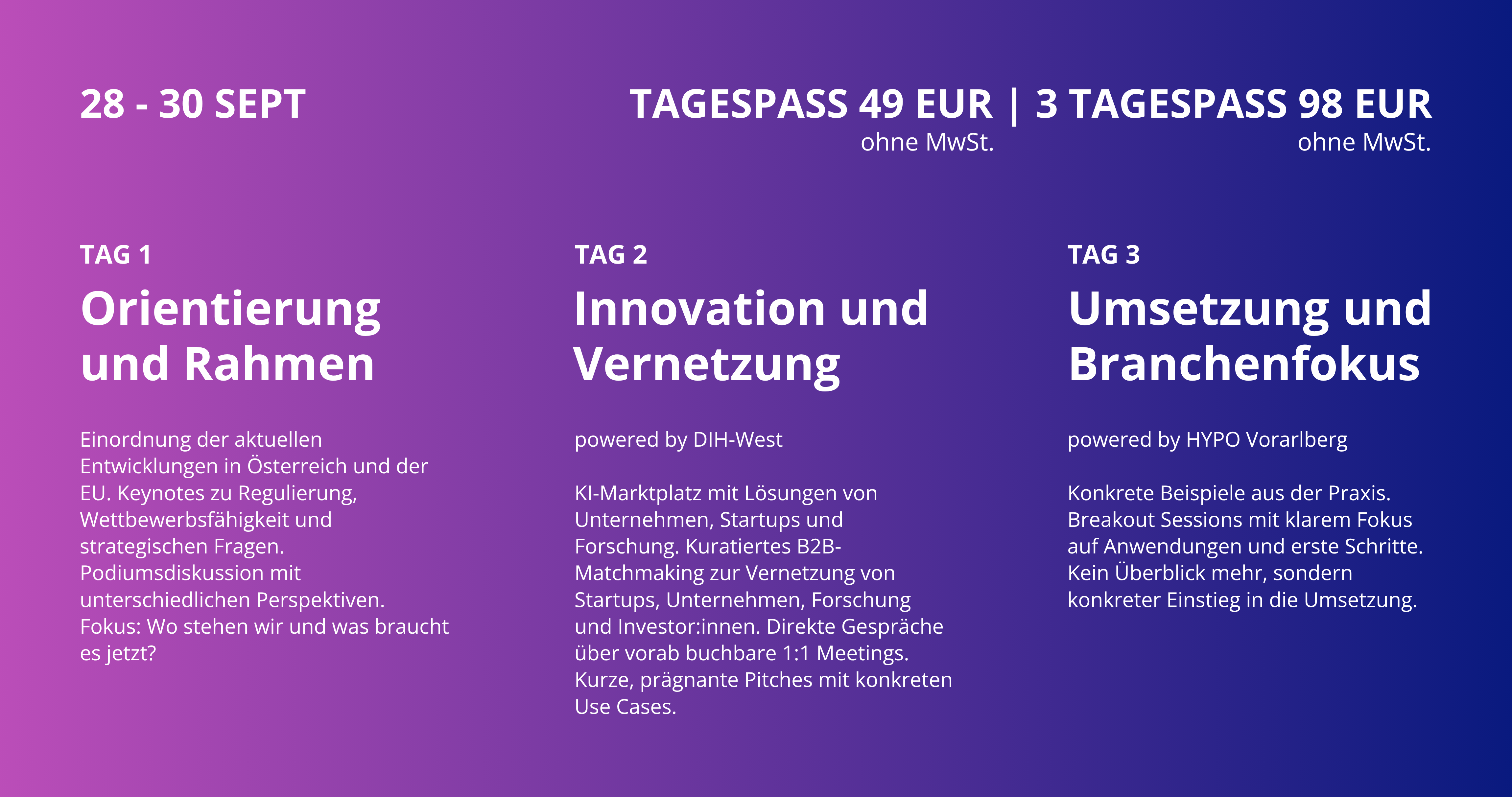 KI Days Programm