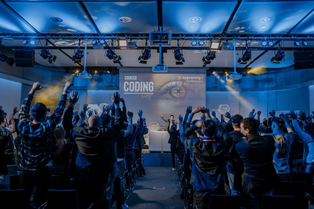 Bühne und Publikum beim CodingDay