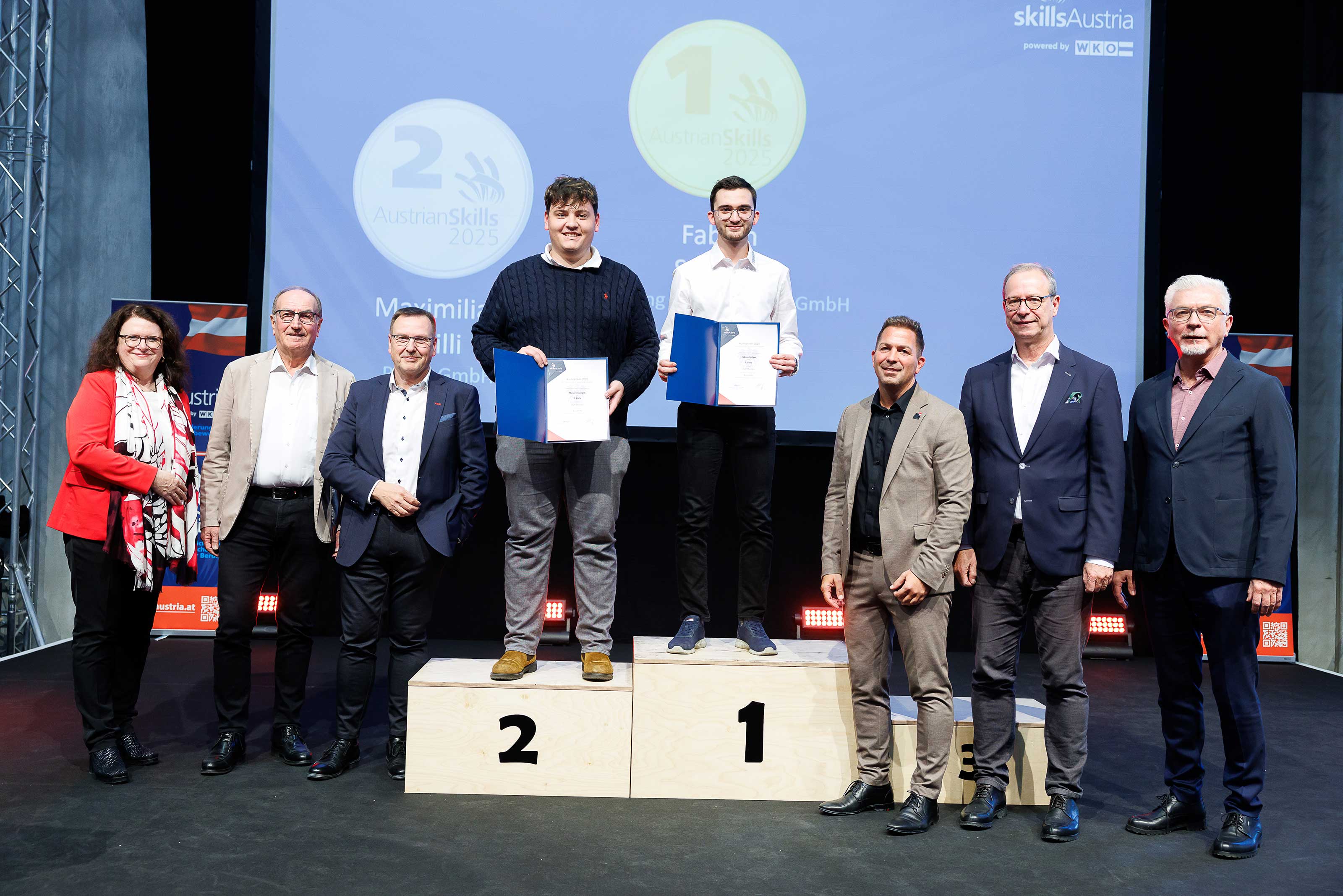 Gewinner der AustrianSkills 2025 im Beruf CNC-Drehen