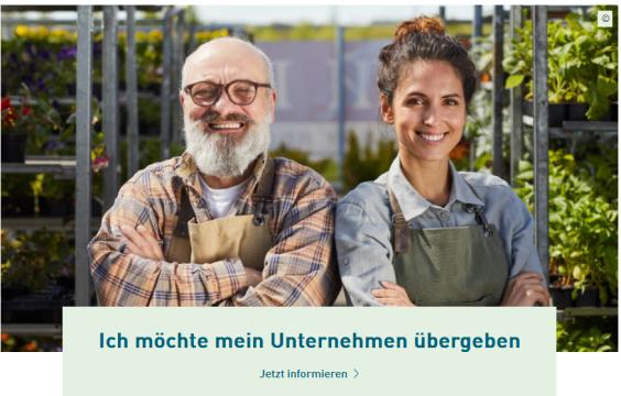 Screenshot des Bereichs zur &Uuml;bergabe