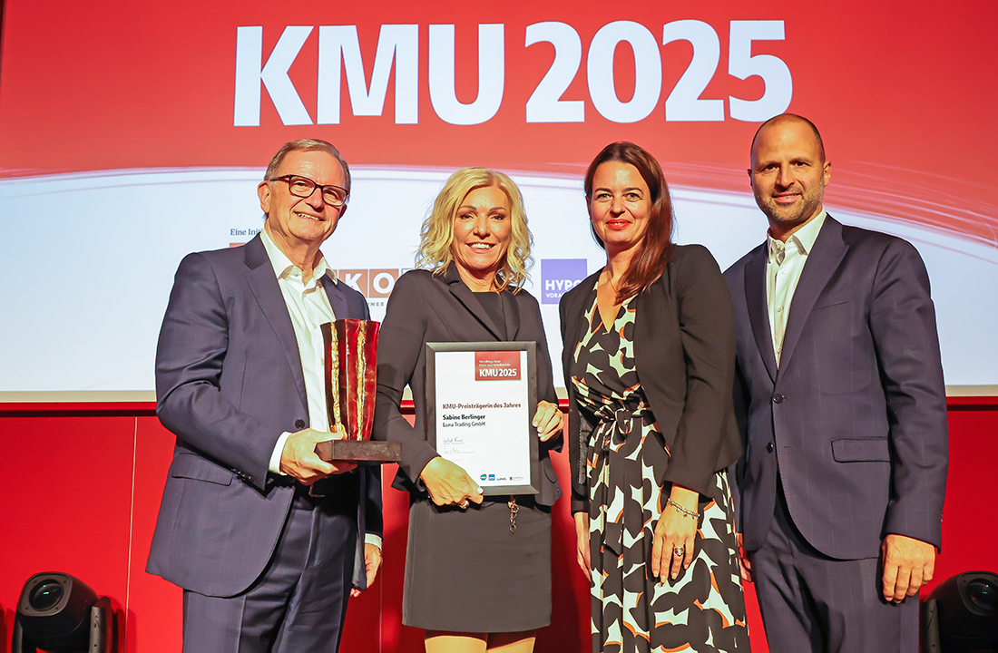 KMU-Unternehmerin des Jahres: Sabine Berlinger, Luna Trading GmbH, Bludesch<br />
