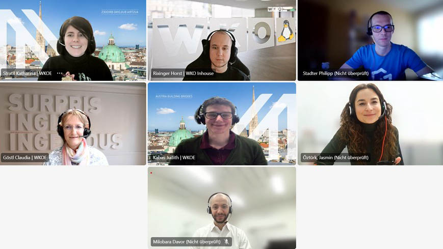 Screenshot eines Teams-Meetings