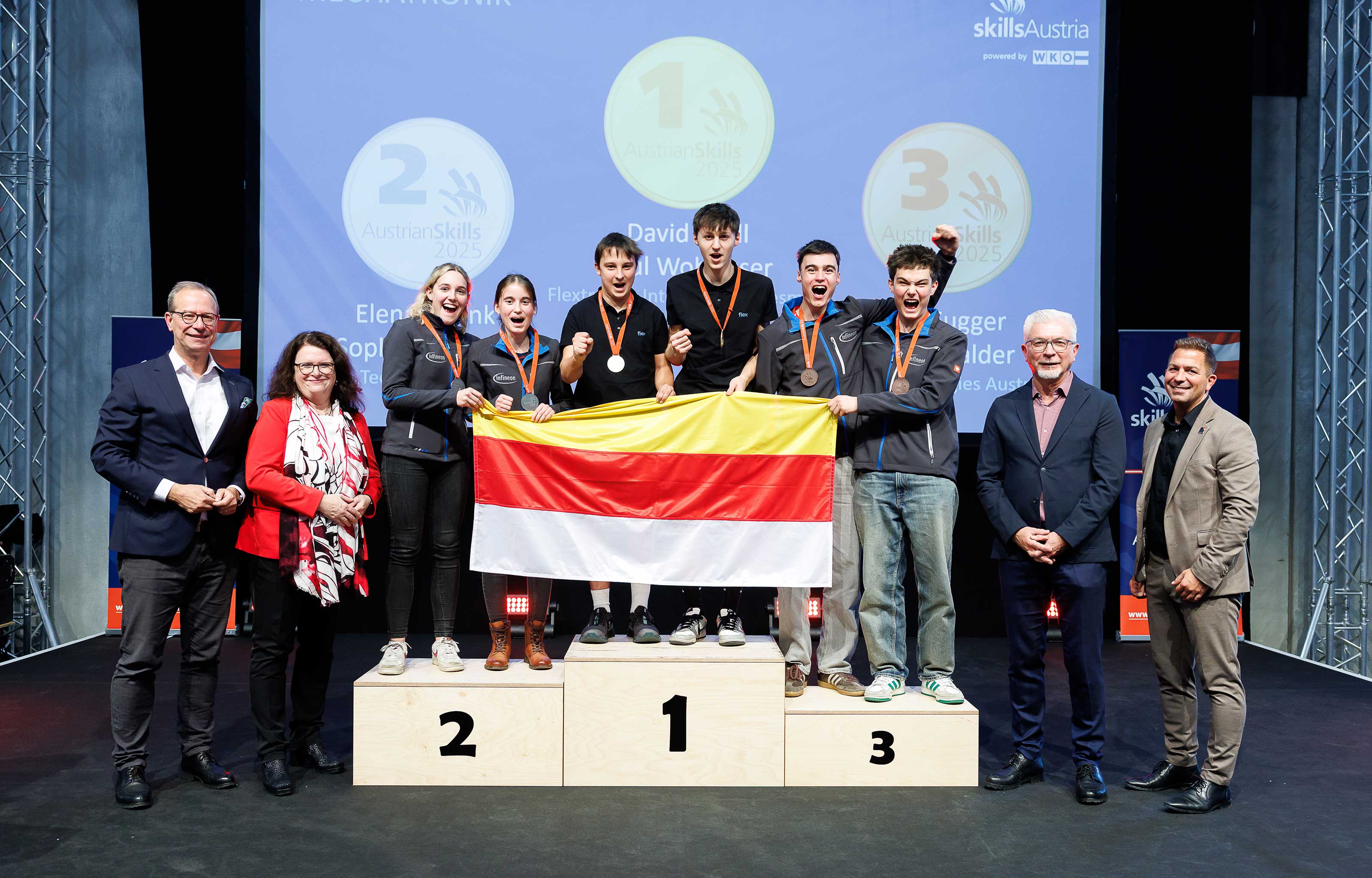 Gewinner der AustrianSkills 2025 im Beruf Mechatronik