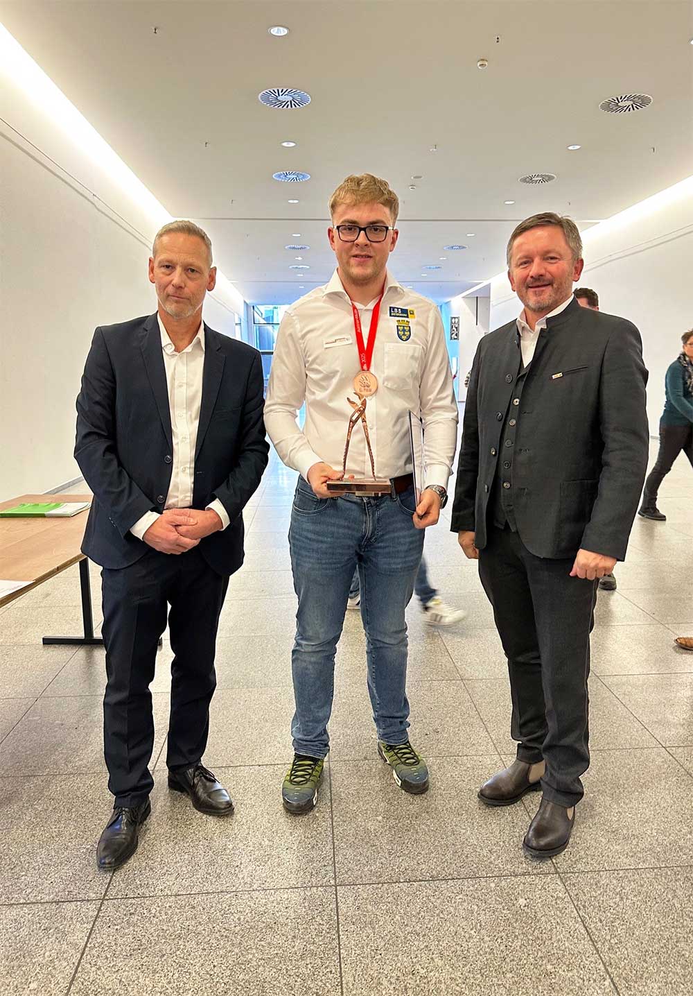 Gerald Kopsa, Julian Edinger und Anton Berger