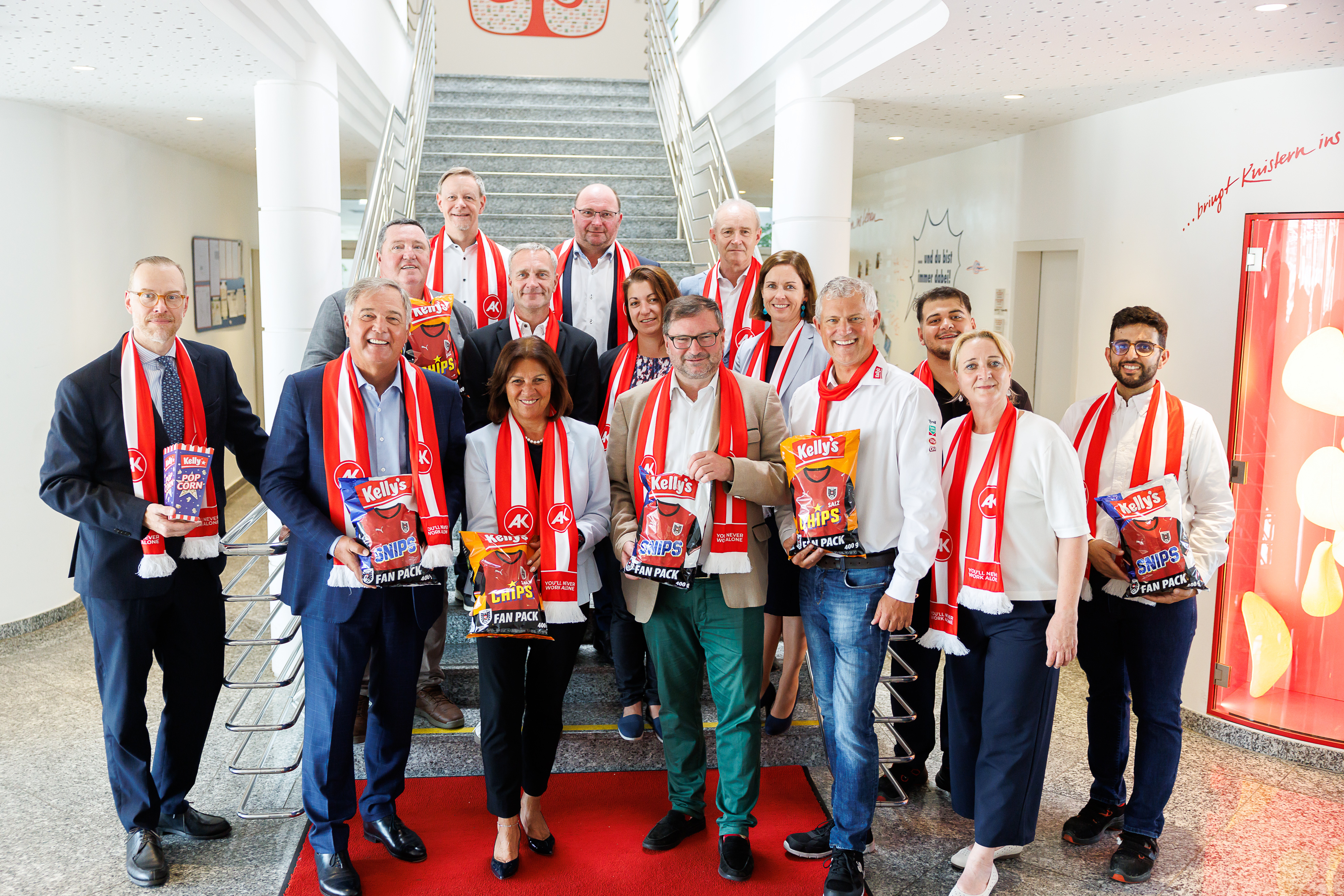 Sozialpartnerbesuch Kellys