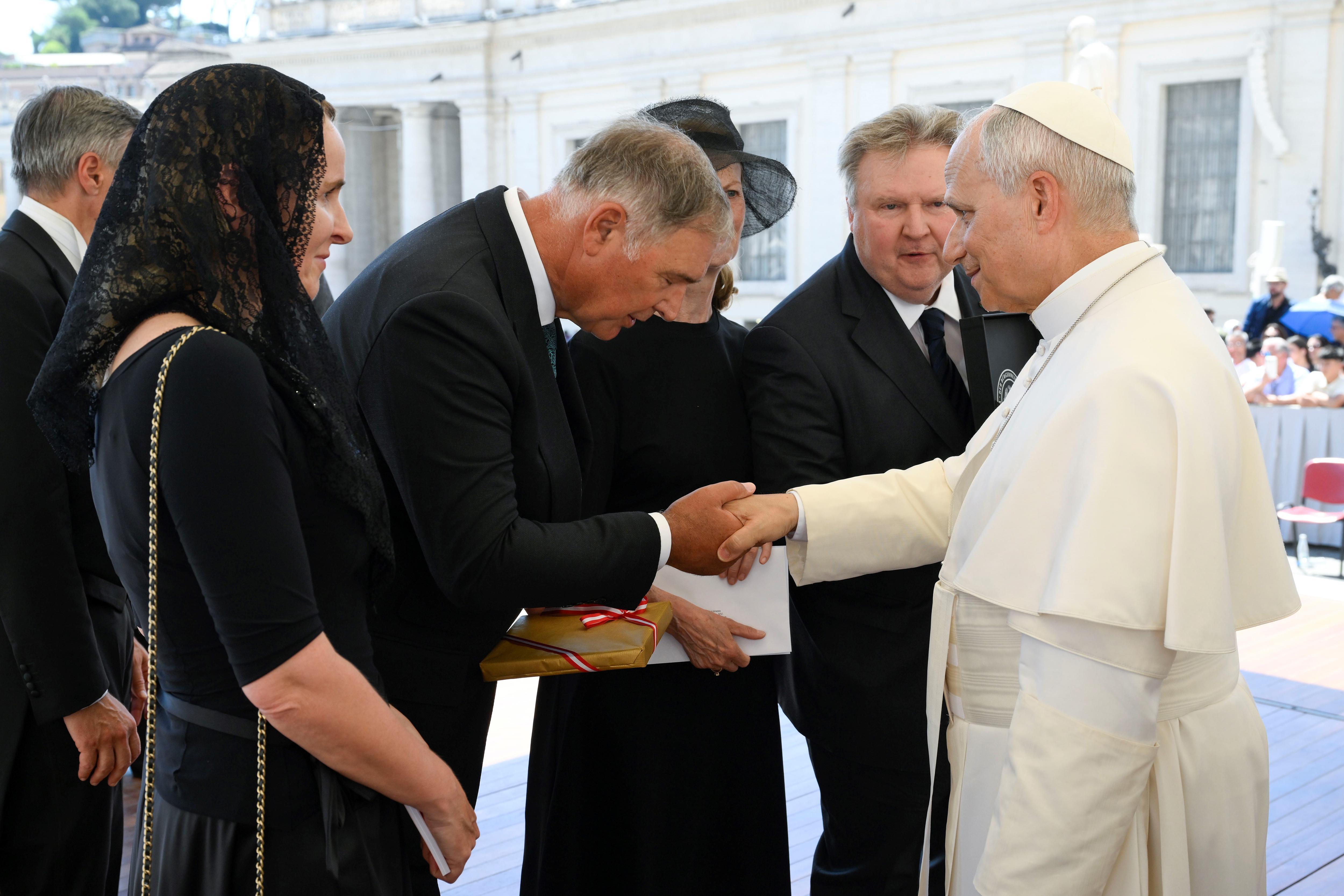 WKW-Pr&auml;sident Walter Ruck traf Papst Leo XIV. in Rom
