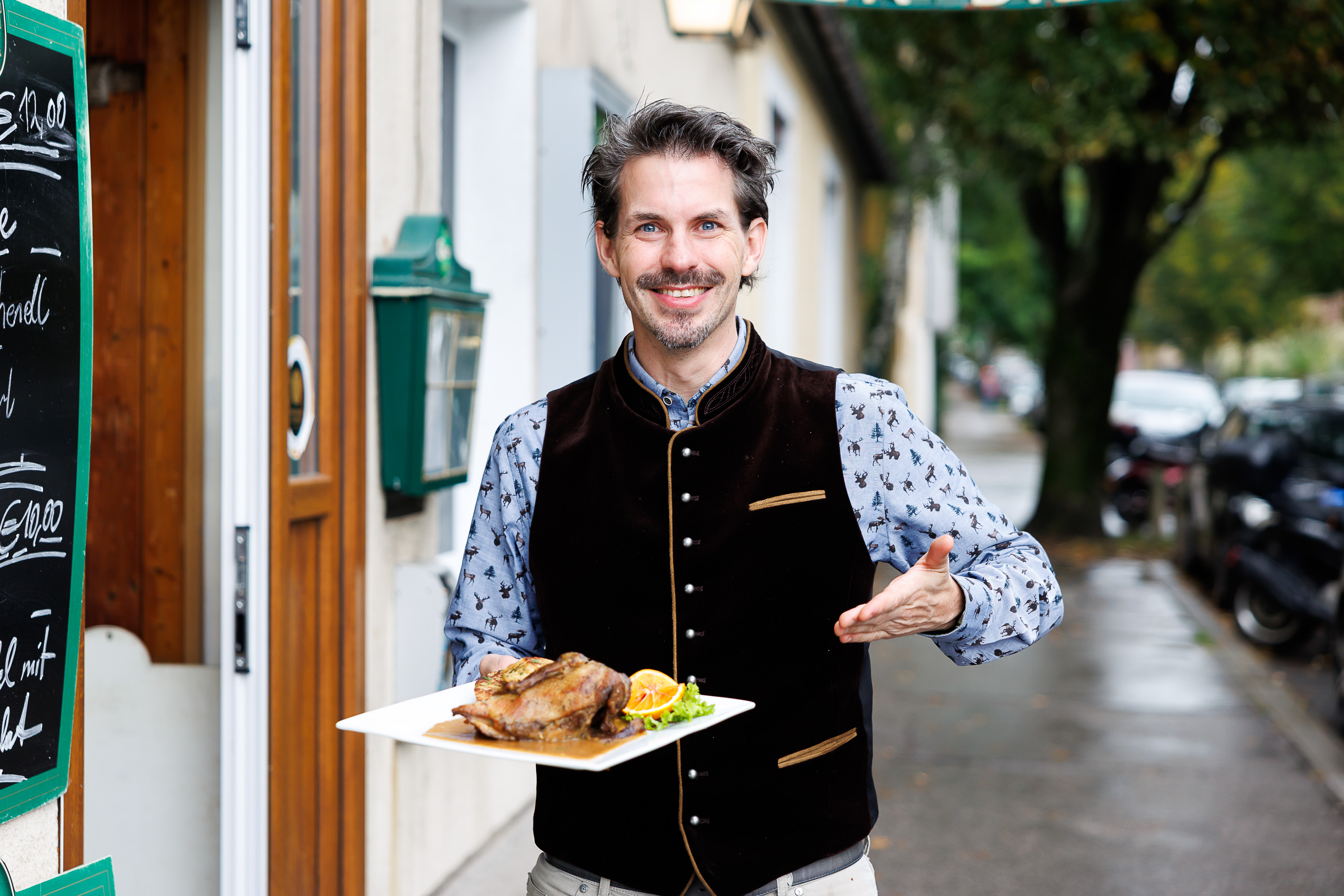 Thomas Peschta mit Gansl