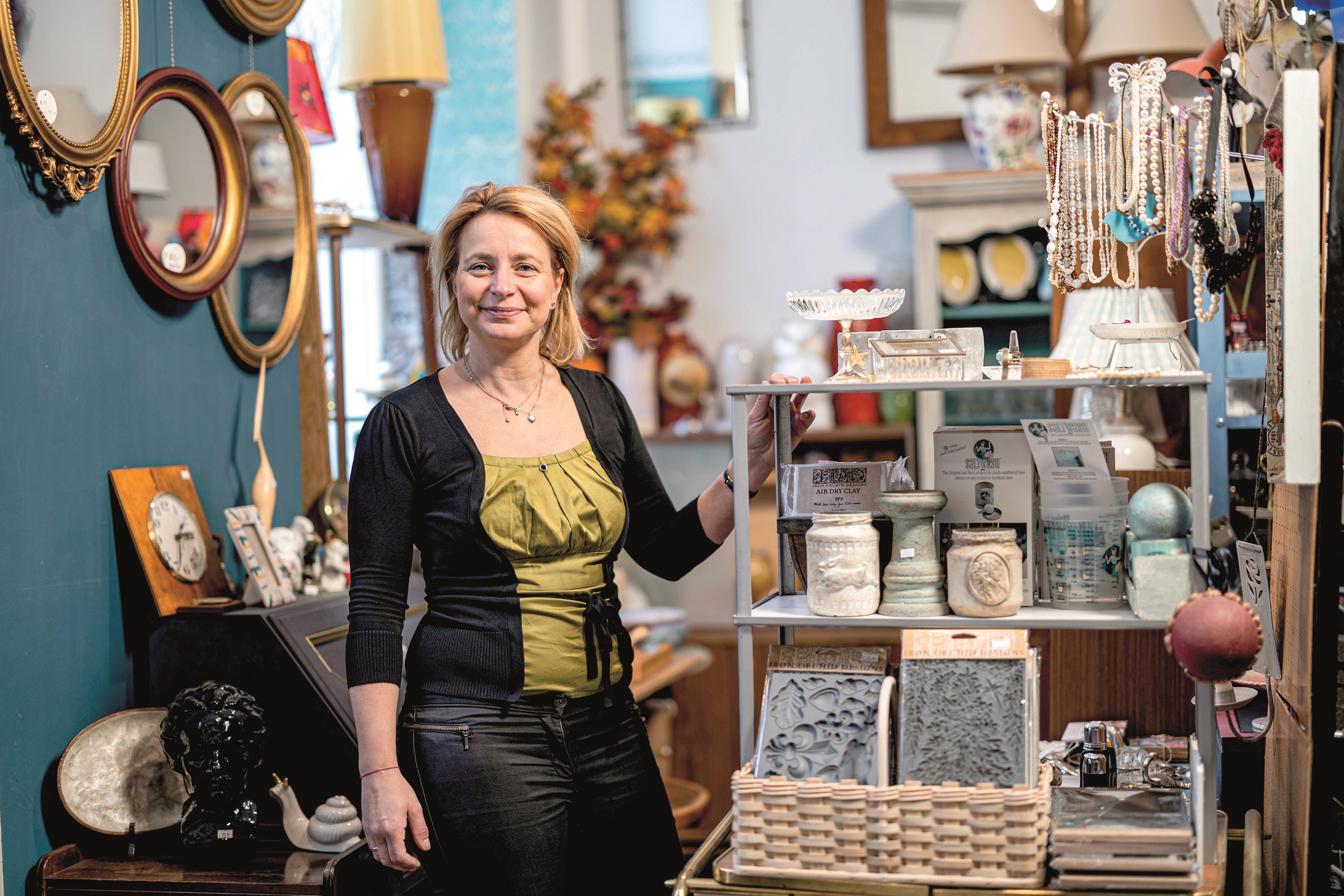 Timea Oberwagner, Berufsgruppenbeauftragte für den Wiener Altwarenhandel 