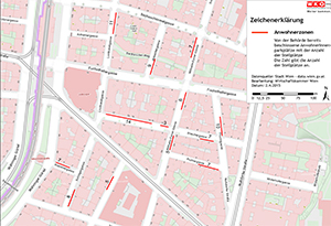 Plan der Anwohnerzonen