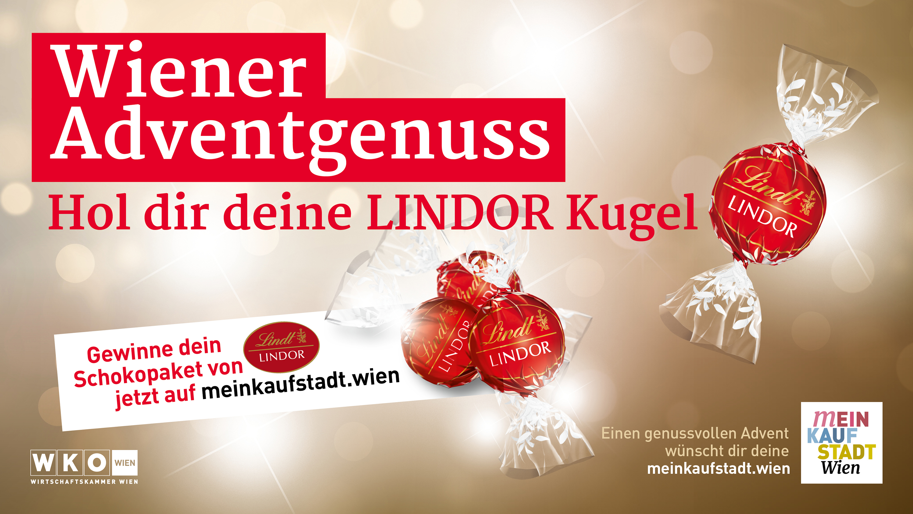 Inserat Kampagne Lindt-Schokokugeln